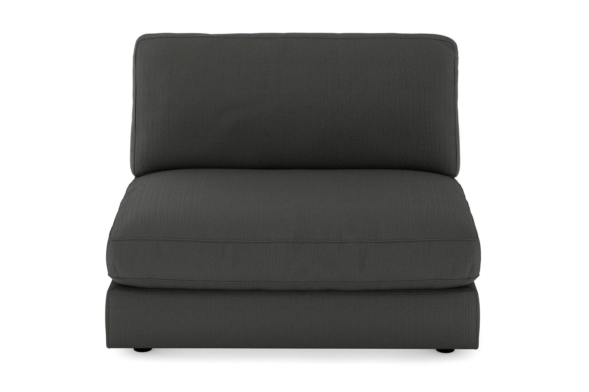 Arken 2-seters Midtmodul i Manchester 120 cm bred - Mørk grå - Møbler - Sofaer - Modulsofaer - Midtmodul