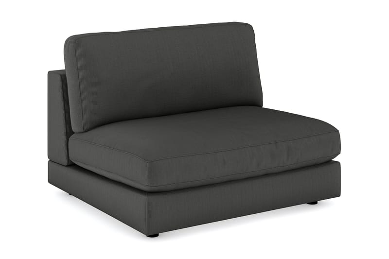Arken 2-seters Midtmodul i Manchester 120 cm bred - Mørk grå - Møbler - Sofaer - Modulsofaer - Midtmodul