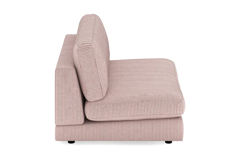 Arken 2-seters Midtmodul i Manchester 120 cm bred - Rosa - Møbler - Sofaer - Modulsofaer - Midtmodul