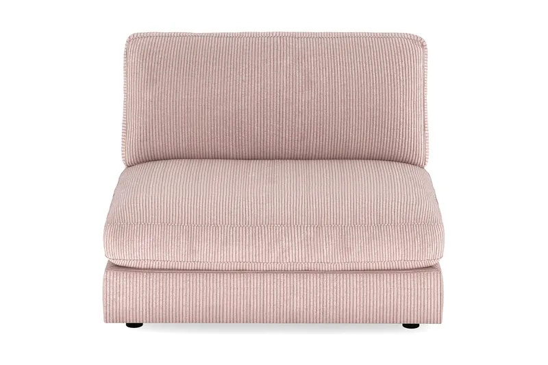 Arken 2-seters Midtmodul i Manchester 120 cm bred - Rosa - Møbler - Sofaer - Modulsofaer - Midtmodul