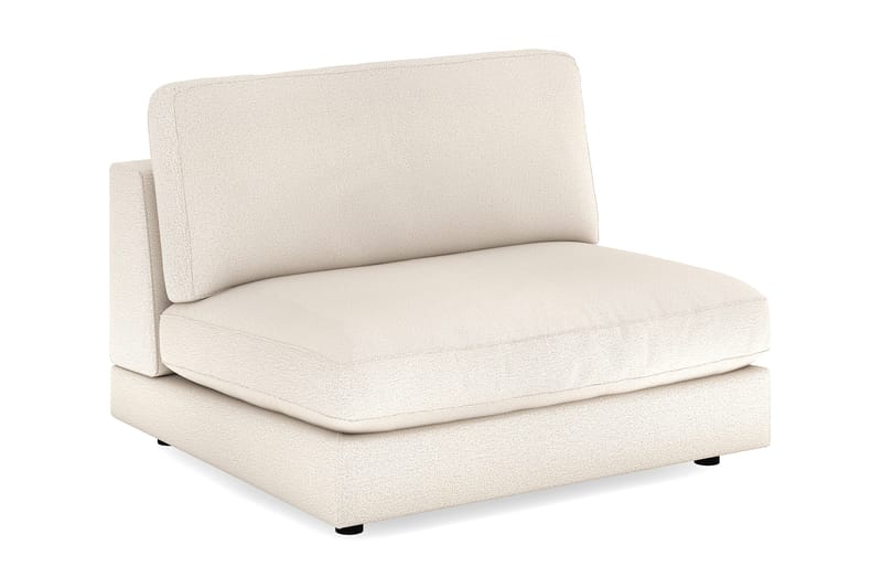 Arken 2-seters Midtmodul i Stoff 120 cm bred - Beige - Møbler - Sofaer - Modulsofaer - Midtmodul