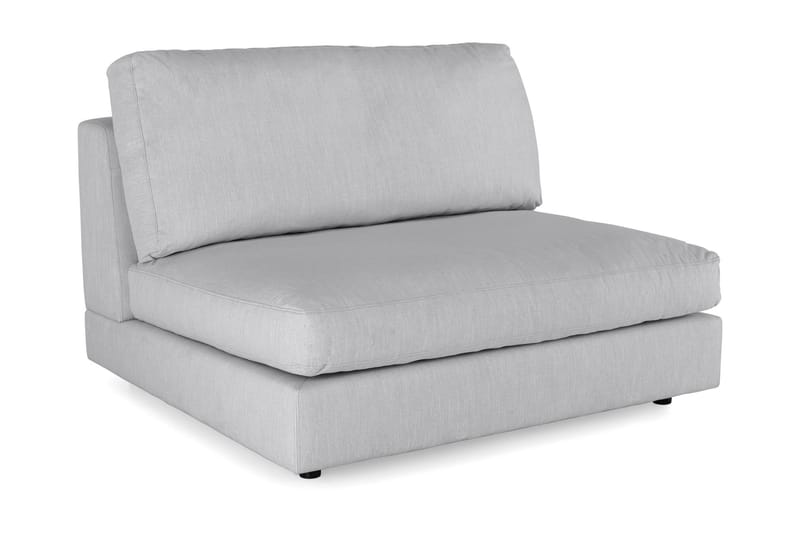 Arken 2-seters Midtmodul i Stoff 120 cm bred - Grå - Møbler - Sofaer - Modulsofaer - Midtmodul