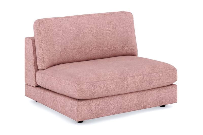 Arken 2-seters Midtmodul i Stoff 120 cm bred - Rosa - Møbler - Sofaer - Modulsofaer - Midtmodul