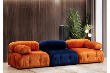 Belgin Midtmodul 95 cm - Blå - Møbler - Sofaer - Modulsofaer - Midtmodul