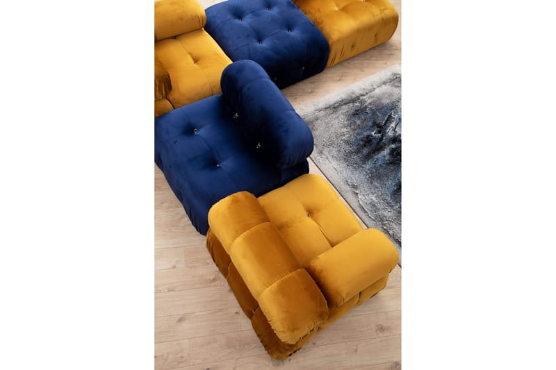 Belgin Midtmodul 95 cm - Blå - Møbler - Sofaer - Modulsofaer - Midtmodul