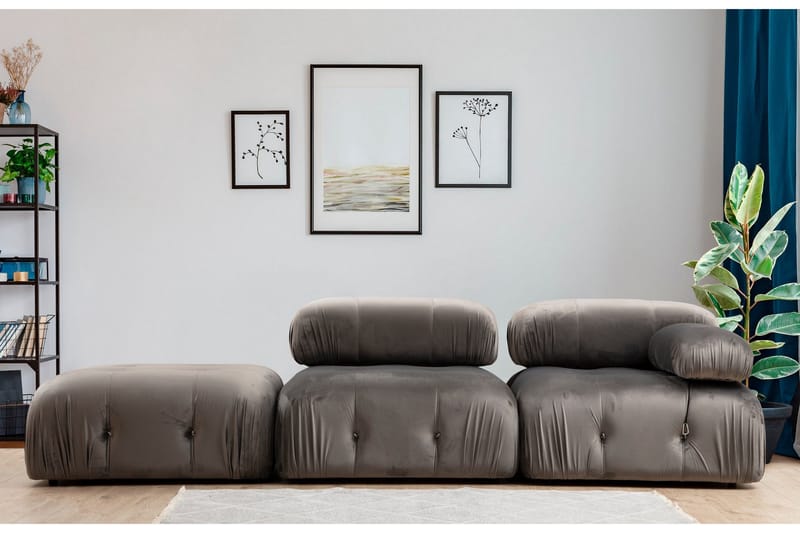 Belgin Midtmodul 95 cm - Grå - Møbler - Sofaer - Modulsofaer - Midtmodul