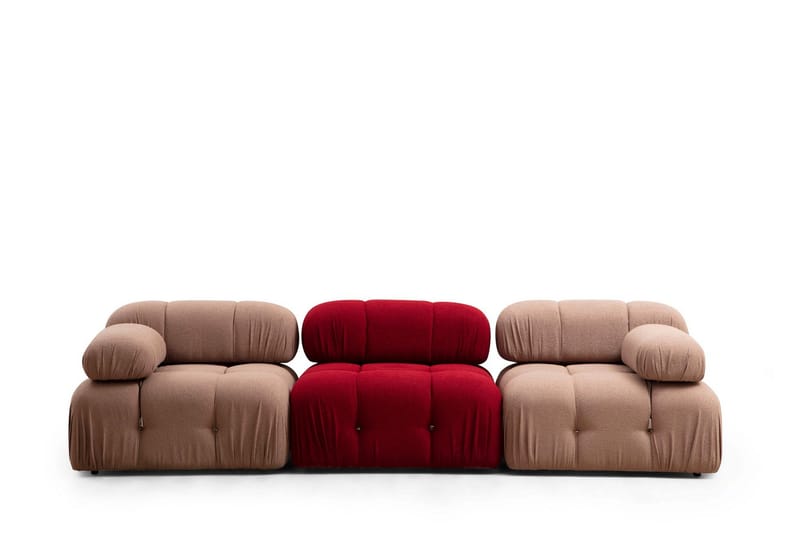 Belgin Midtmodul 95 cm - Rød - Møbler - Sofaer - Modulsofaer - Midtmodul
