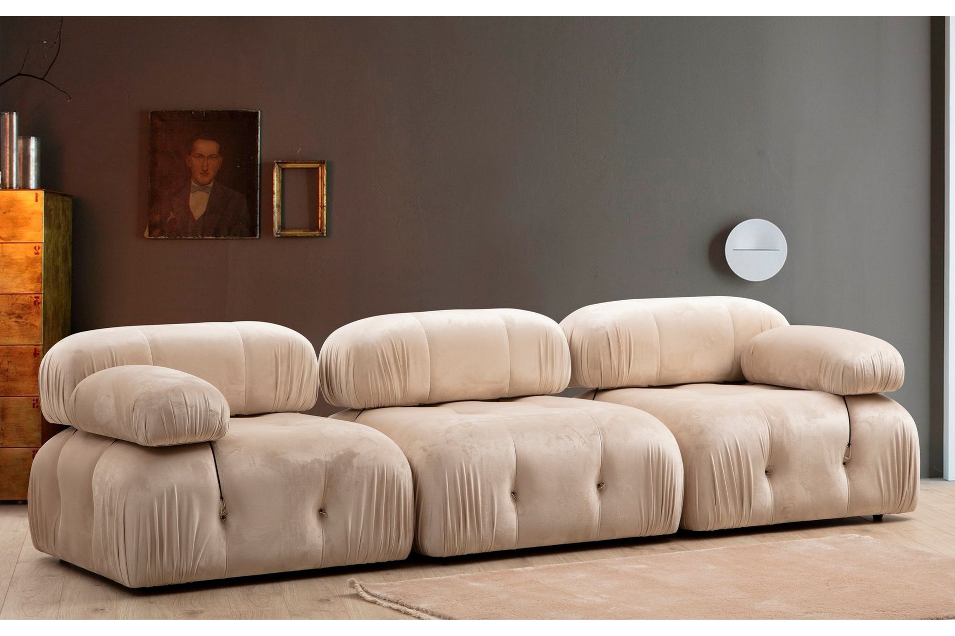 Bengul Midtmodul 95 cm - Beige - Møbler - Sofaer - Modulsofaer - Midtmodul