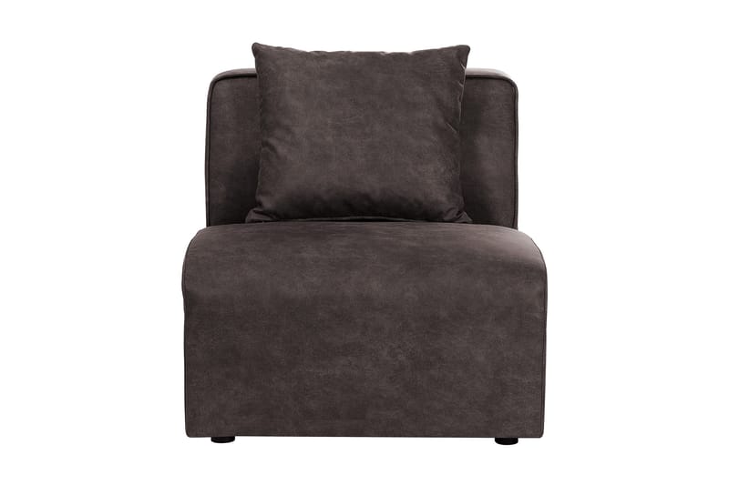Comoa Mittmodul - Mørkebrun/Svart - Møbler - Sofaer - Modulsofaer - Midtmodul