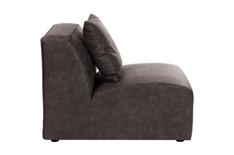 Comoa Mittmodul - Mørkebrun/Svart - Møbler - Sofaer - Modulsofaer - Midtmodul