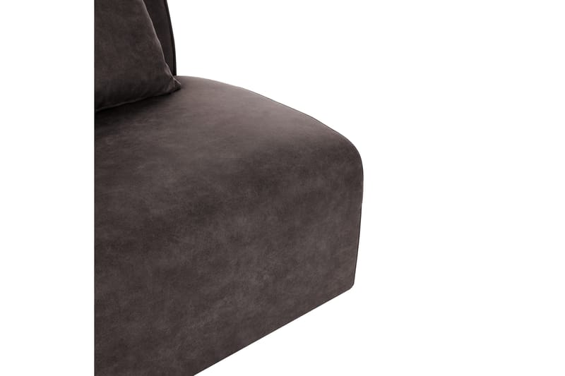 Comoa Mittmodul - Mørkebrun/Svart - Møbler - Sofaer - Modulsofaer - Midtmodul