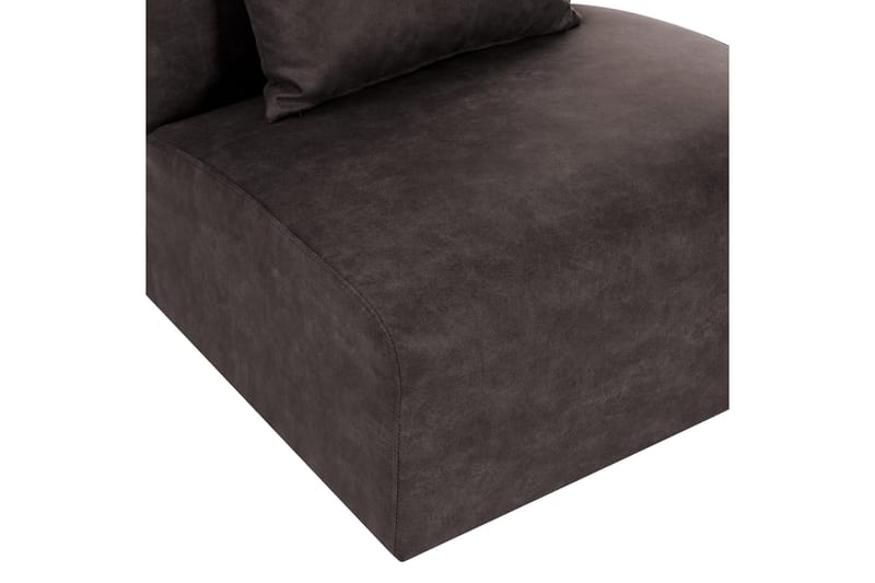 Comoa Mittmodul - Mørkebrun/Svart - Møbler - Sofaer - Modulsofaer - Midtmodul