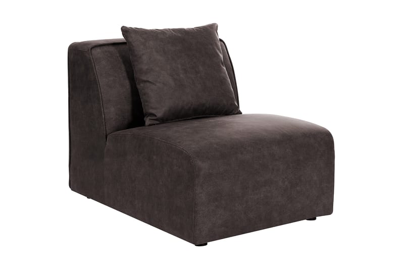 Comoa Mittmodul - Mørkebrun/Svart - Møbler - Sofaer - Modulsofaer - Midtmodul
