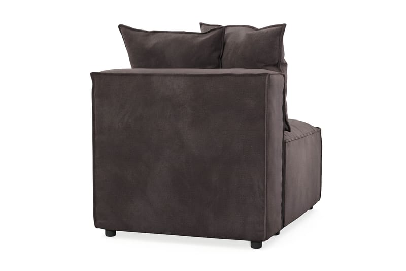 Cubo 1-seters Midtmodul i Fløyel 80 cm bred - Mørk grå - Møbler - Sofaer - Modulsofaer - Midtmodul
