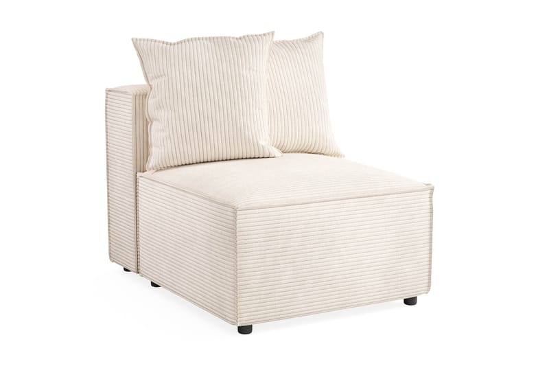 Cubo 1-seters Midtmodul i Manchester 80 cm bred - Beige - Møbler - Sofaer - Modulsofaer - Midtmodul
