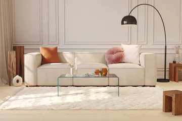 Cubo 1-seters Midtmodul i Manchester 80 cm bred - Beige - Møbler - Sofaer - Modulsofaer - Midtmodul