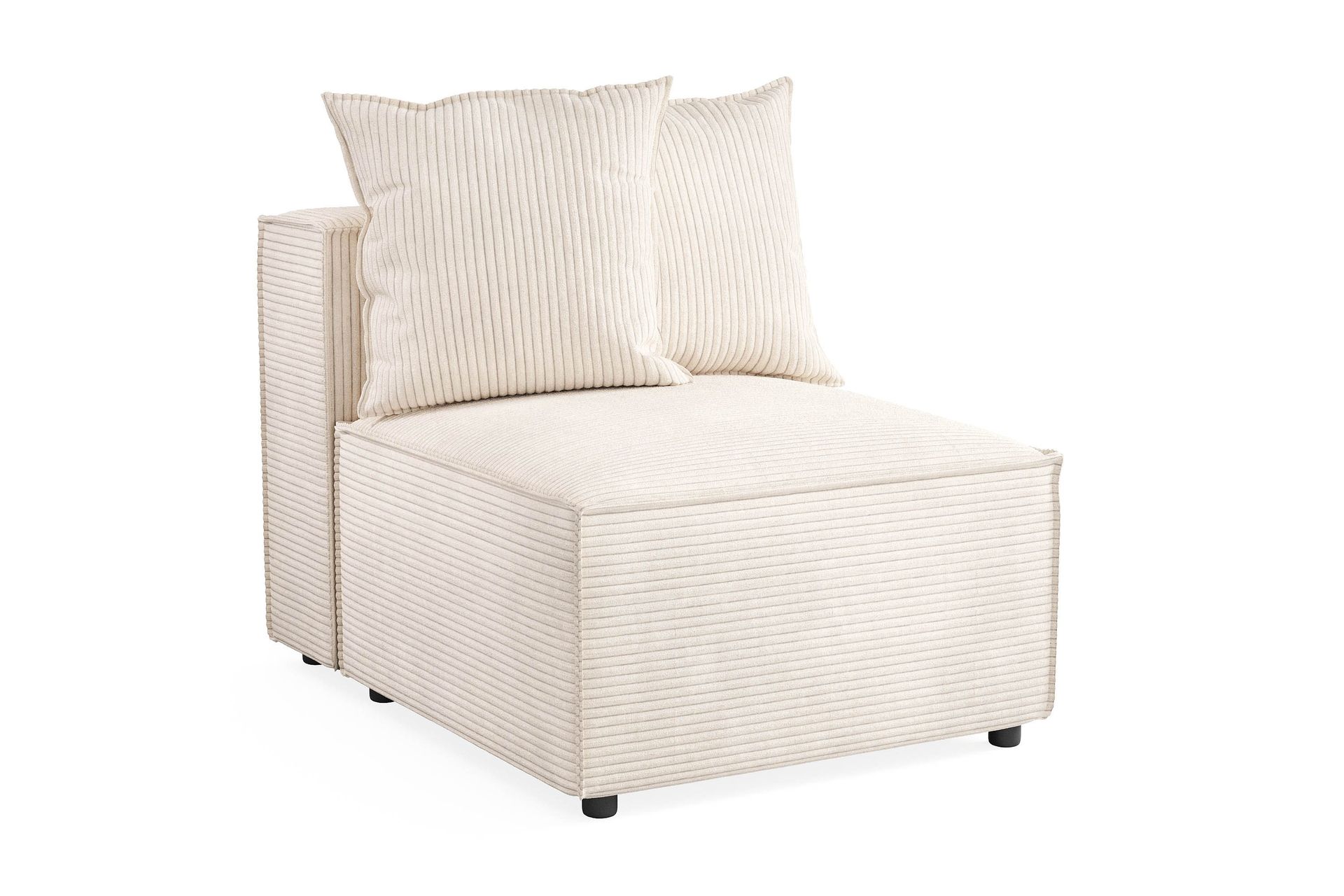 Cubo 1-seters Midtmodul i Manchester 80 cm bred - Beige