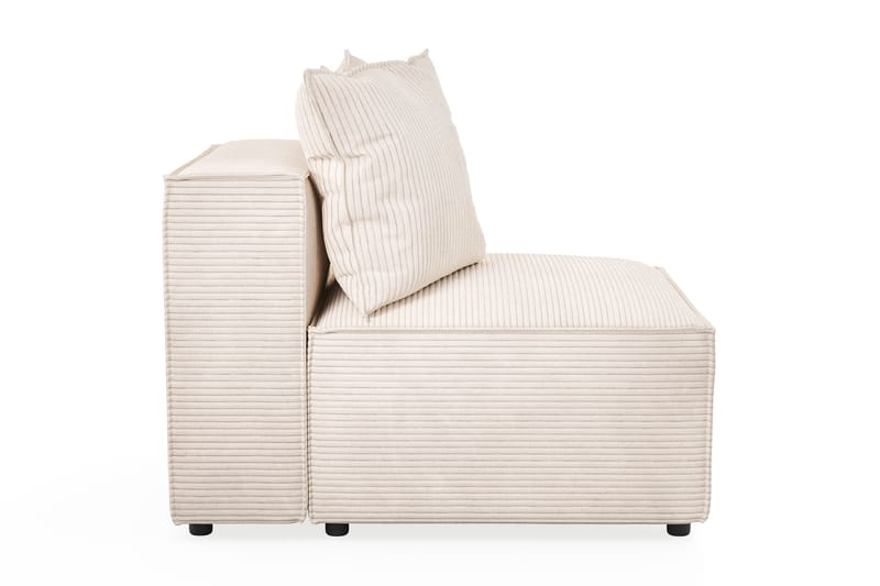 Cubo 1-seters Midtmodul i Manchester 80 cm bred - Beige - Møbler - Sofaer - Modulsofaer - Midtmodul