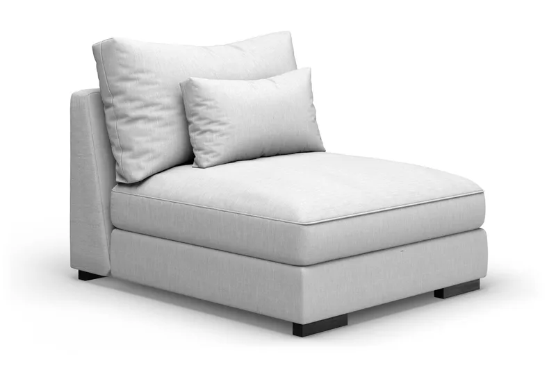 Dubai Midtmodul ekstra dyp - Lysegrå - Møbler - Sofaer - Modulsofaer - Midtmodul