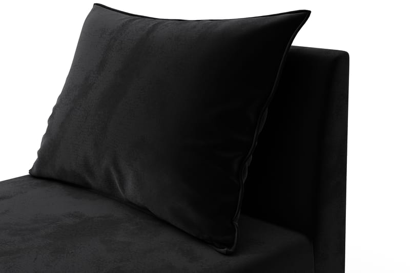 Noelia Midtmodul Fløyel - Svart - Møbler - Sofaer - Modulsofaer - Midtmodul