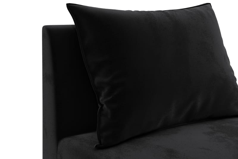 Noelia Midtmodul Fløyel - Svart - Møbler - Sofaer - Modulsofaer - Midtmodul