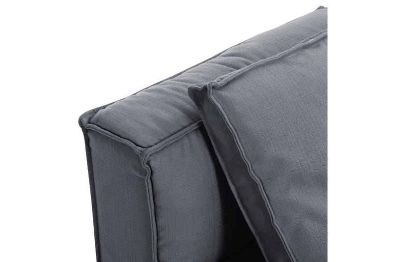 Oceanis 2-seters Sofa - Lysegrå/Svart - Møbler - Sofaer - Modulsofaer - Midtmodul