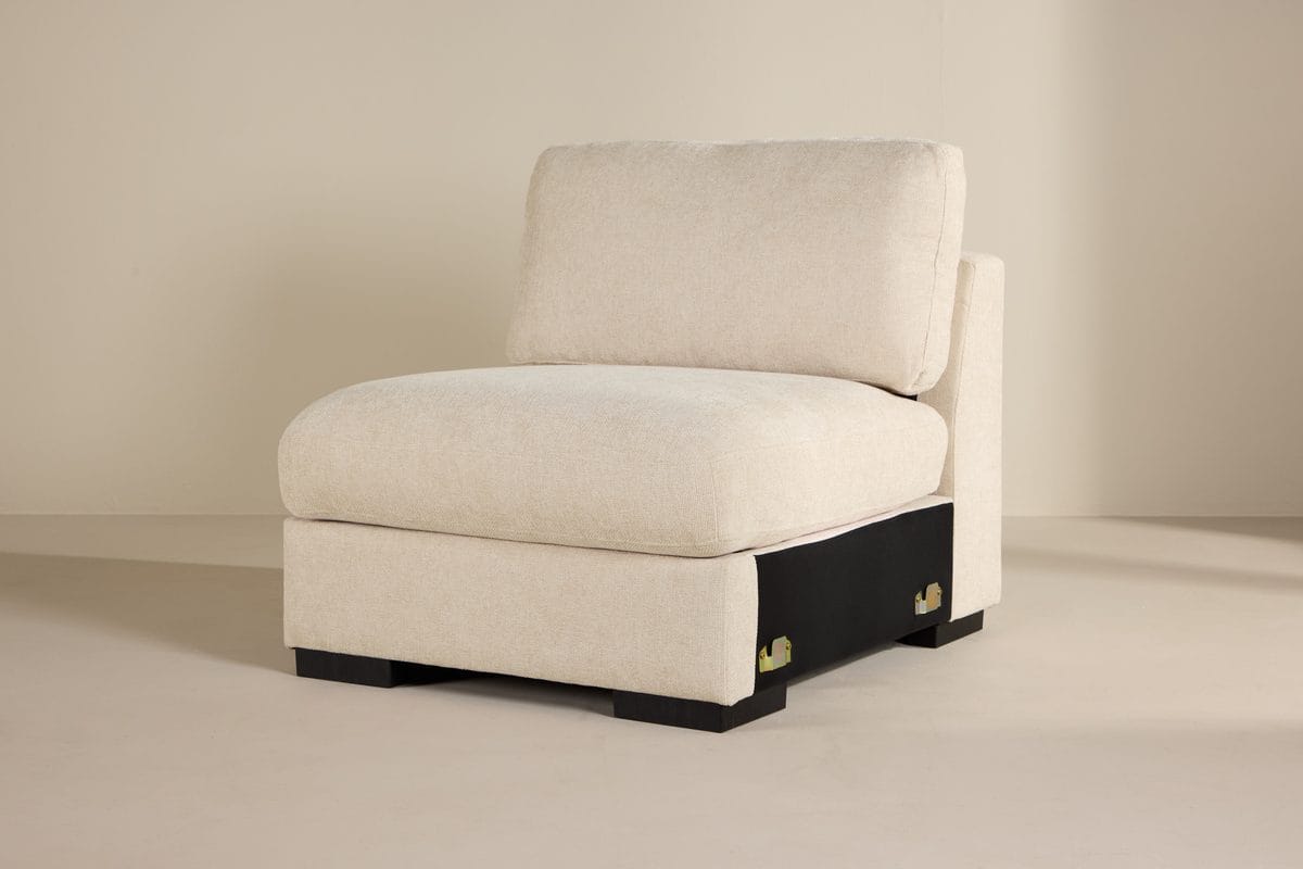 Midtmodul Salerno i stoff - Beige