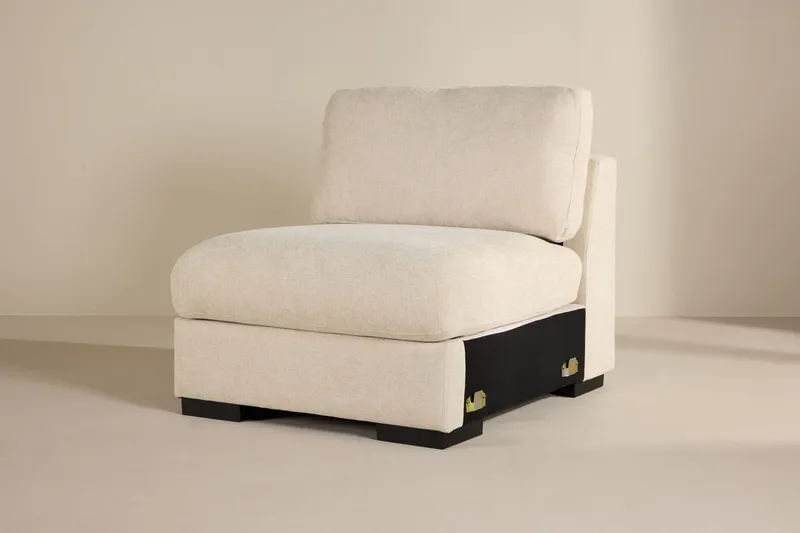 Midtmodul Salerno i stoff, Beige