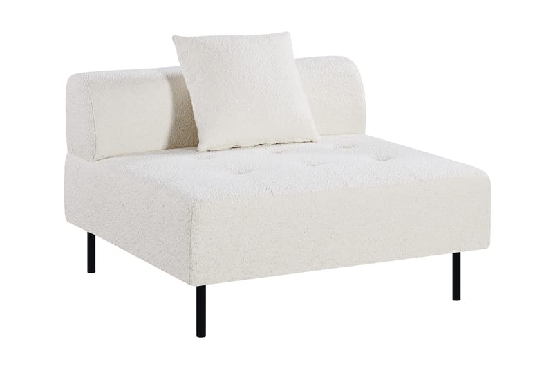 Stratham 1,5-seters Midtmodul - Hvit Bouclé - Møbler - Sofaer - Modulsofaer - Midtmodul