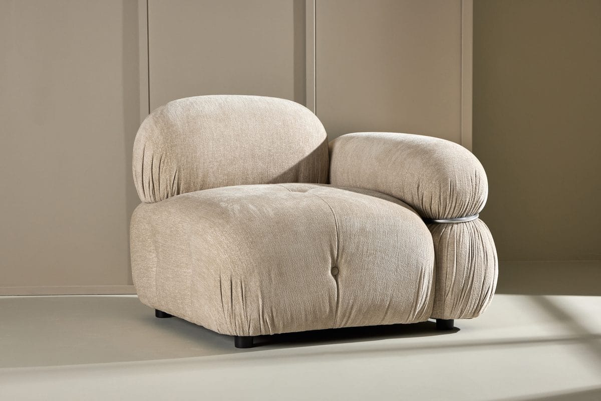 Mika høyremodul 95 cm - Beige