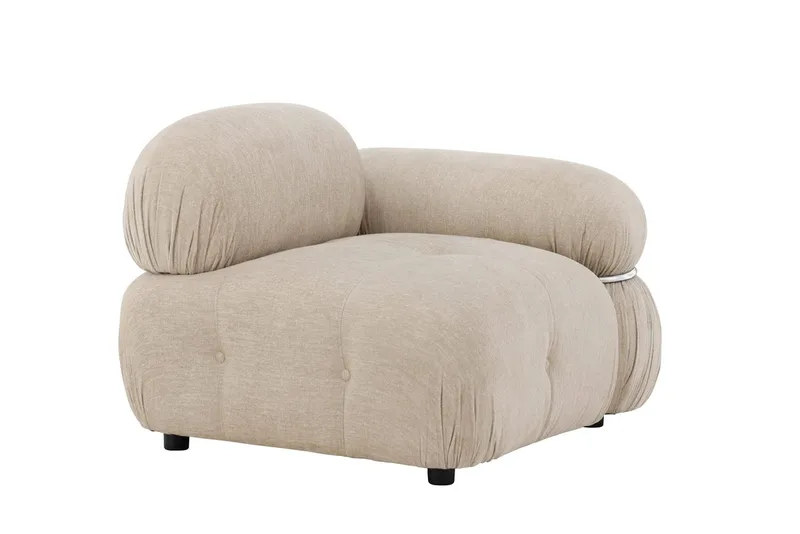 Mika høyremodul 95 cm - Beige - Møbler - Sofaer - Modulsofaer - Hjørnemodul