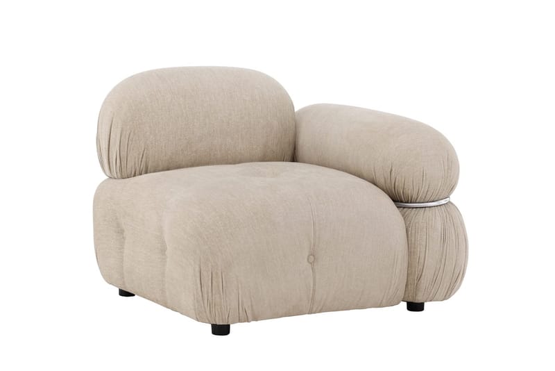 Mika høyremodul 95 cm - Beige - Møbler - Sofaer - Modulsofaer - Hjørnemodul