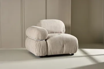 Mika venstremodul 95 cm - Beige - Møbler - Sofaer - Modulsofaer - Hjørnemodul