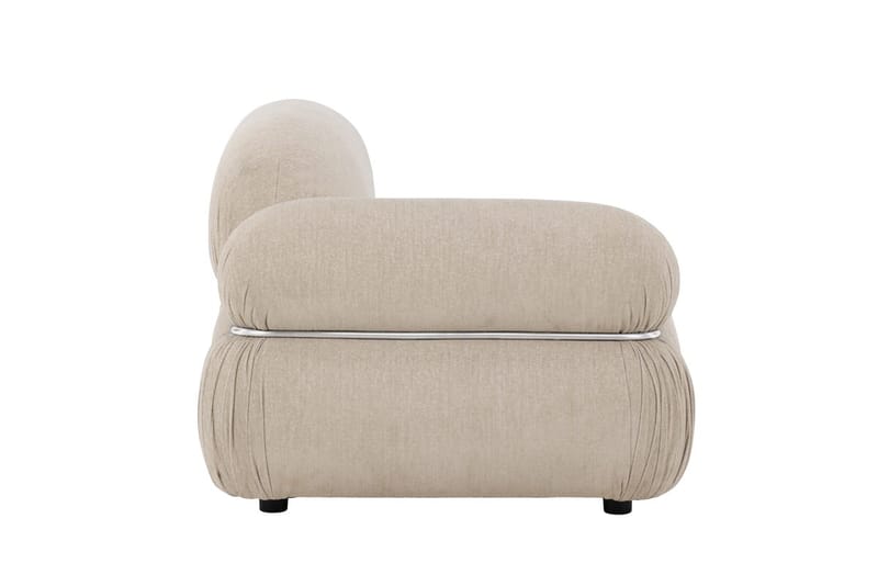 Mika venstremodul 95 cm - Beige - Møbler - Sofaer - Modulsofaer - Hjørnemodul