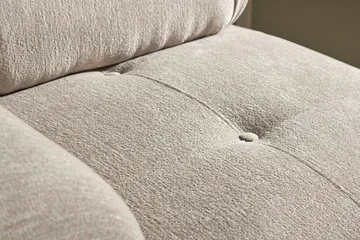Mika venstremodul 95 cm - Beige - Møbler - Sofaer - Modulsofaer - Hjørnemodul