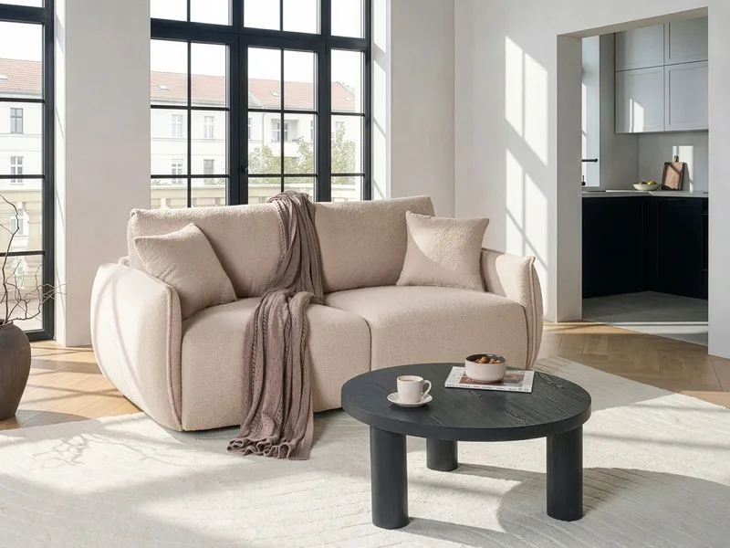 Modulsofa 2-seter Mesnali - Beige - Møbler - Sofaer - Modulsofaer - Komplett modulsofa