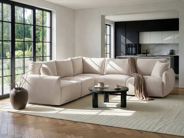 Modulsofa 5-seter Mesnali høyrevendt - Off-White - Møbler - Sofaer - Modulsofaer - Komplett modulsofa