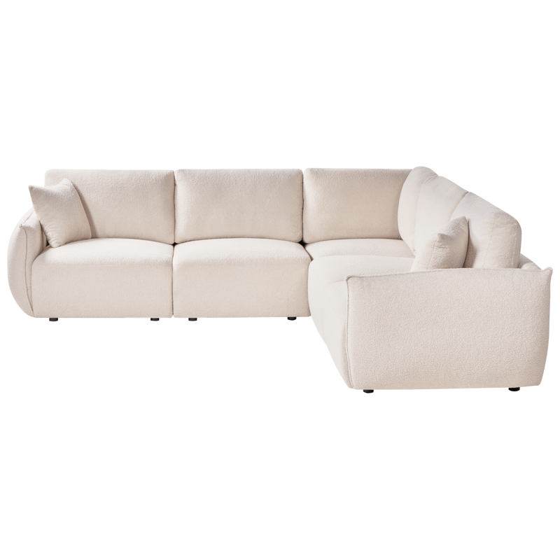 Modulsofa 5-seter Mesnali venstrevendt - Off-White - Møbler - Sofaer - Modulsofaer - Komplett modulsofa