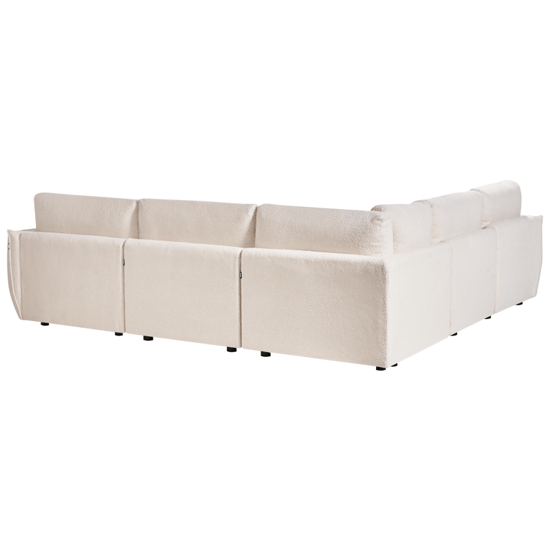 Modulsofa 5-seter Mesnali venstrevendt - Off-White - Møbler - Sofaer - Modulsofaer - Komplett modulsofa