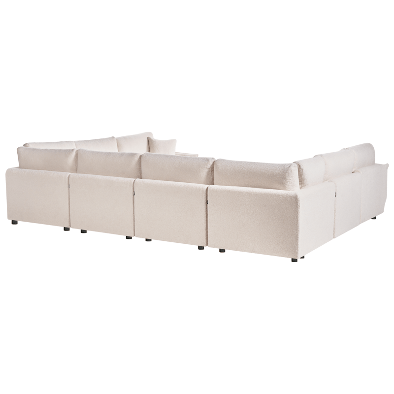 Modulsofa U-formet Mesnali - Off-White - Møbler - Sofaer - Modulsofaer - Komplett modulsofa