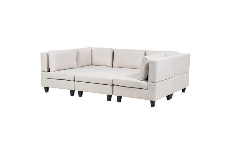 Modulsoffa Beige, Black - Møbler - Sofaer - Modulsofaer - Komplett modulsofa