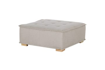 Modulsoffa Beliani Tibro Beige/ljust trä Beige||Light colored wood - Møbler - Sofaer - Modulsofaer - Komplett modulsofa