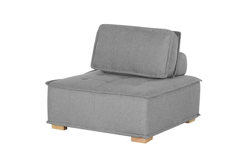 Modulsoffa Beliani Tibro Beige/ljust trä Grey||Light colored wood - Møbler - Sofaer - Modulsofaer - Komplett modulsofa