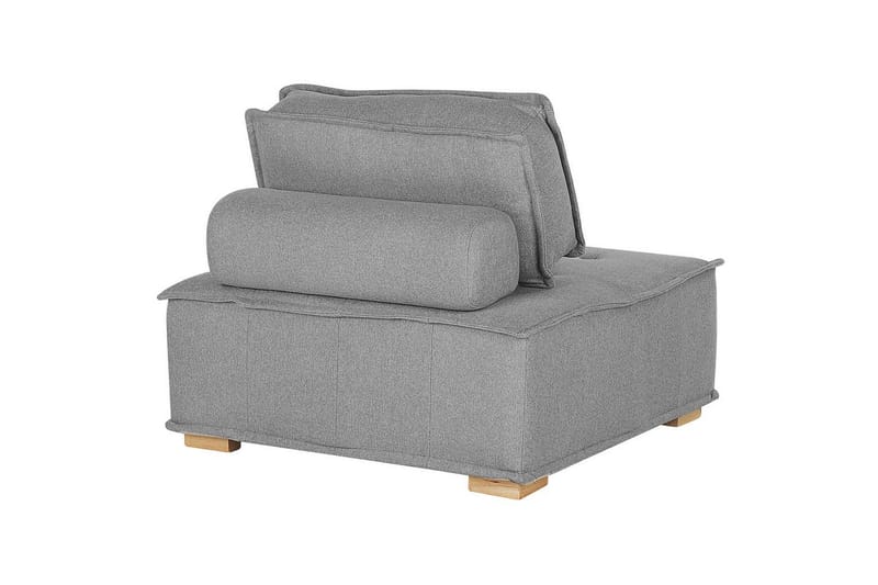 Modulsoffa Beliani Tibro Beige/ljust trä Grey||Light colored wood - Møbler - Sofaer - Modulsofaer - Komplett modulsofa
