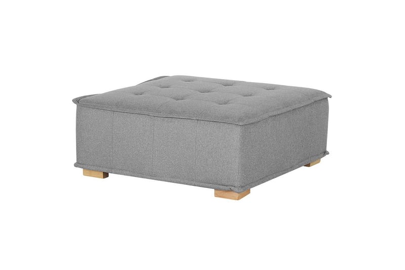 Modulsoffa Beliani Tibro Beige/ljust trä Grey||Light colored wood - Møbler - Sofaer - Modulsofaer - Komplett modulsofa