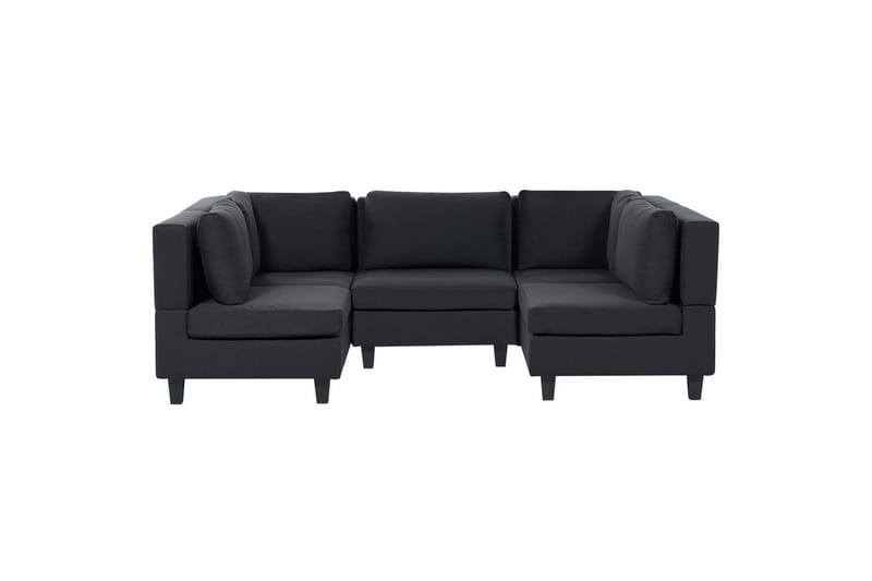 Modulsoffa Beliani Unstad Beige/svart Black, undefined