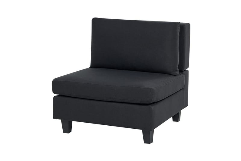 Modulsoffa Beliani Unstad Beige/svart Black - Møbler - Sofaer - Modulsofaer - Komplett modulsofa