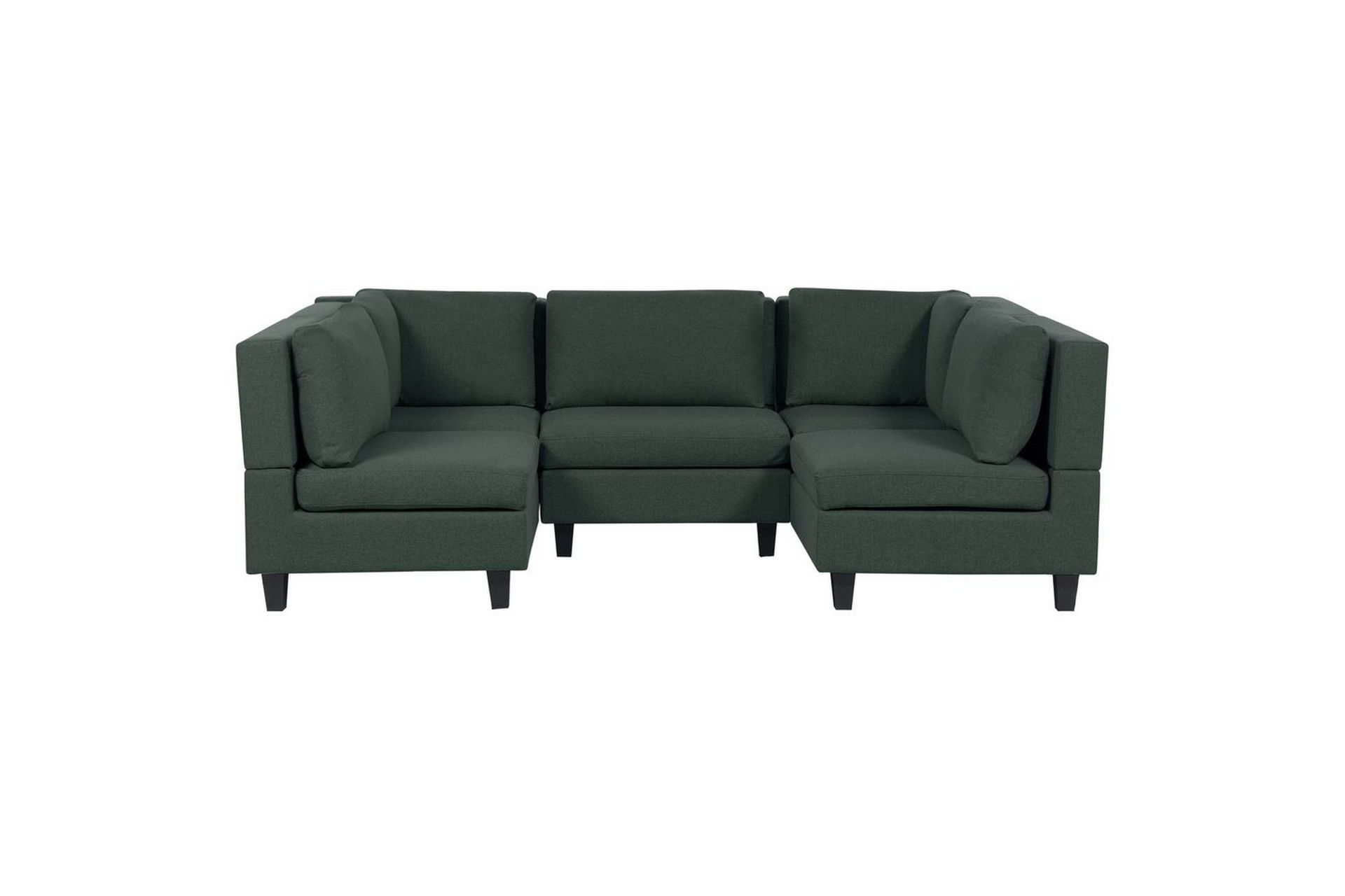 Modulsoffa Grön, Svart -