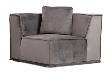 Nightcap Sofa m. Divan 4-seters - Grå - Møbler - Sofaer - Modulsofaer - Komplett modulsofa