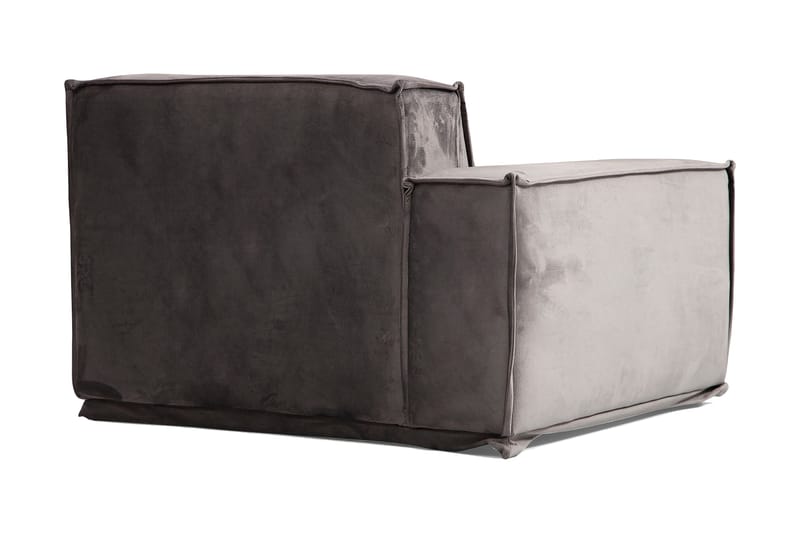 Nightcap Sofa m. Divan 4-seters - Grå - Møbler - Sofaer - Modulsofaer - Komplett modulsofa